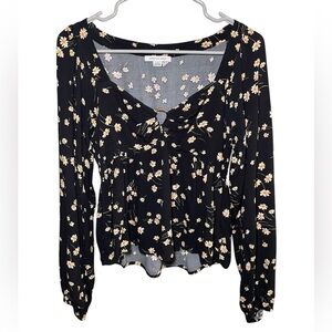 American Eagle Floral Blouse